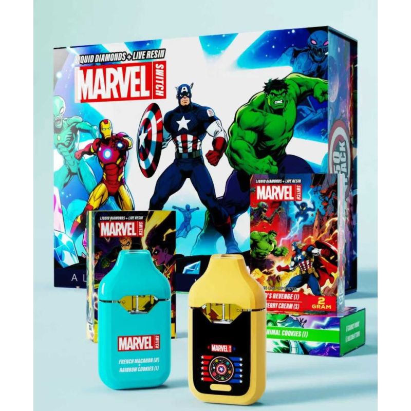 Marvel Switch 2g Dual Flavor Empty Disposable Vape with LED Screen